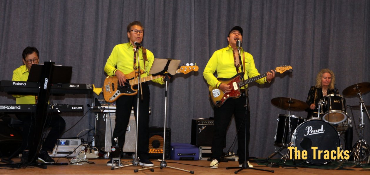 Showband The Tracks te boeken bij www.kwekel-evenementen.nl
